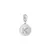 Berloque Penduricalho de Letra com Pedras de Cristais "K" - comprar online