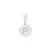 Berloque Penduricalho de Letra com Pedras de Cristais "P" - comprar online