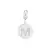 Berloque Penduricalho de Letra com Pedras de Cristais "M" - comprar online