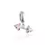 Berloque Penduricalho Halter com Detalhe Rosa - comprar online