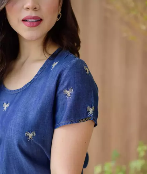 Blusa Jeans Marcela Thyoco