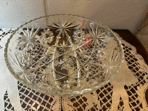 Centro de Mesa Cristal Tallado