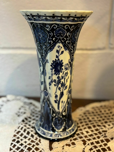 Antiguo Florero Porcelana Holandesa Delft - comprar online