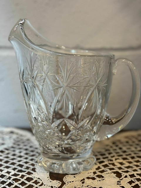 Jarra de Cristal Finamente Tallado