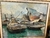 Pintura Original de M. De Vita - Escena Portuaria en Óleo sobre Lienzo en internet
