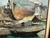 Pintura Original de M. De Vita - Escena Portuaria en Óleo sobre Lienzo - tienda online
