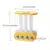 Dispensador de 2/4/6 grades cozinha alimentos grãos classificados montados recipientes - comprar online