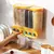 Dispensador de 2/4/6 grades cozinha alimentos grãos classificados montados recipientes