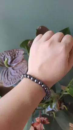 Pulseira de Hematita 8mm - comprar online