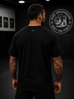 Camiseta Jiu-Jitsu Lifestyle Preta | 100% Algodão Premium | Rino Underground - comprar online