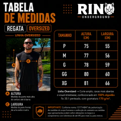 Regata Oversized Masculina Preta Básica | 100% Algodão Premium | Rino Underground na internet