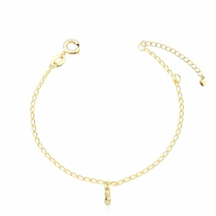 PULSEIRA INFANTIL FIGA BANHADO A OURO - comprar online