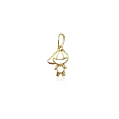 PINGENTE FILHOS LISO VAZADO BANHADO A OURO na internet
