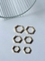 Trio Argolas Hexagonal - comprar online
