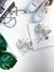 Borboleta com Flores -Off White - comprar online