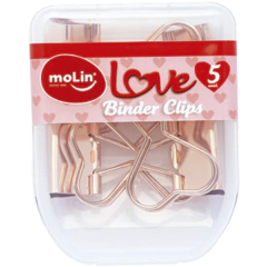 Binder Clips Love 25mm Molin