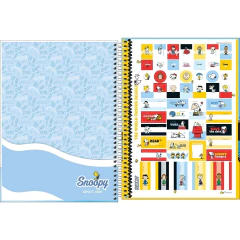 Imagem do Caderno Espiral Universitário Snoopy 80Fls - Tilibra