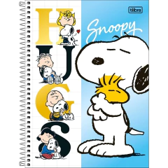 Caderno Espiral Universitário Snoopy 80Fls - Tilibra