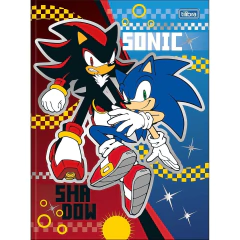 Caderno Brochurão Universitário Capa Dura Sonic - 80Fls - Tilibra - comprar online