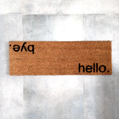 Felpudo coco Hello/Bye - DICI HOME