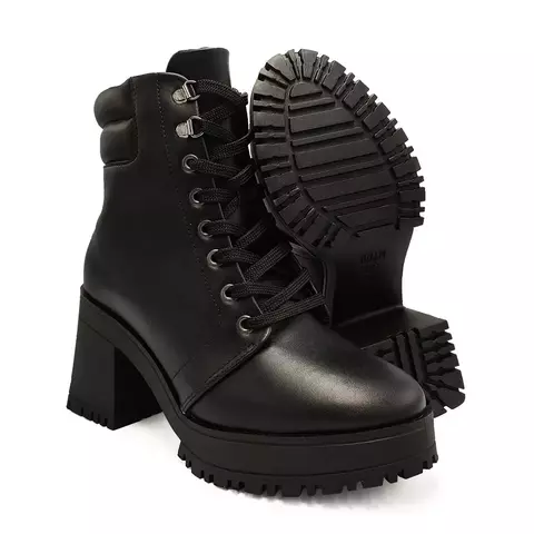 3091.102.23580.15745 | Bota Feminina Vizzano Coturno Salto Tratorada Confortável