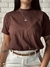 T Shirt Gola Alta - Marrom - Mia Mel