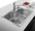 Pileta simple Luxor Si55A