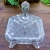 Potiche com Pé de Cristal Paladium 16cm x 20cm - Lyor - Lojas Prado