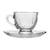 Xícara de Café com Pires New Butterfly 80ml Cristal Ecológico - Lyor