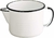 Caneca com bico Esmaltado Branco 1 Litro- Ewel