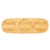 Conjunto 3 Petisqueiras com Bandeja de Bambu 32cm x 10cm x 3,5cm - Lyor
