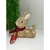 Rena de Palha Natalina Sentada Rústica 20CM - Natal Magizi - comprar online