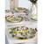 Jogo de Pratos Raso Tramontina Carmen em Porcelana Decorada 28 cm - Lojas Prado