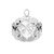 Potiche de Cristal Deli Diamond Redonda 10,5cm x 10,5cm x 9,5cm - Lyor - comprar online