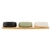 Conjunto 3 Petisqueiras com Bandeja de Bambu 32cm x 10cm x 3,5cm - Lyor - comprar online