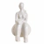 Trio De Estatuas Escultura Em Cerâmica Figuras Yoga - 17,5cm - Lojas Prado