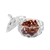 Potiche de Cristal Deli Diamond Redonda 10,5cm x 10,5cm x 9,5cm - Lyor