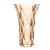 Vaso de Vidro Diamond Âmbar Metalizado 15cm x 8cm x 25cm - Lyor - comprar online
