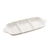 Petisqueira de Porcelana com 3 Divisórias Butterfly Flower 34x14,5x3,5cm - Lyor