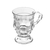 Xícara para Cappuccino com Pé de Cristal Diamante 142ml - Lyor