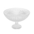 Centro de Mesa de Cristal com Pé Queen 30cm x 19cm - Wolff