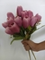 Buquê De Tulipa Rose Artificial