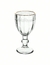 Taça de Licor de Cristal Imperial Fio de Ouro 50ml - Lyor - comprar online