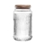 Porta Mantimento de Vidro com Tampa de Bambu Lines 950ml - Wolff - comprar online