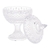 Potiche Decorativo de Cristal com Pé Lys 14cm x 22cm - Wolff - comprar online