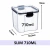 Pote Hermético em Acrílico com Trava Empilhável 710ml - Plasnorthon - Lojas Prado