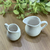 Kit 2 Leiteiras de Porcelana Clean Branca 90ml + 190ml - Lyor na internet