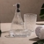 Conjunto Banheiro 3 Peças de Vidro Sodo-Cálcico Elegant Prata - Lyor - Lojas Prado