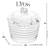 Açucareiro de Cristal Colméia 10cm x 10cm - Lyor - loja online