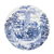 Jogo de Pratos de Sobremesa Donna Cena Inglesa Azul 18cm - Oxford